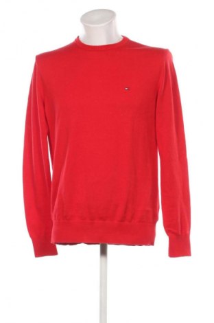 Herrenpullover Tommy Hilfiger, Größe L, Farbe Rot, Preis 142,99 €