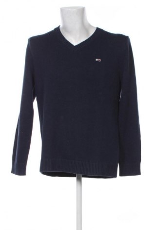 Herrenpullover Tommy Jeans, Größe L, Farbe Blau, Preis 109,99 €