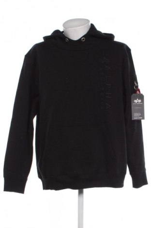 Herren Sweatshirt Alpha Industries, Größe XXL, Farbe Schwarz, Preis 77,99 €