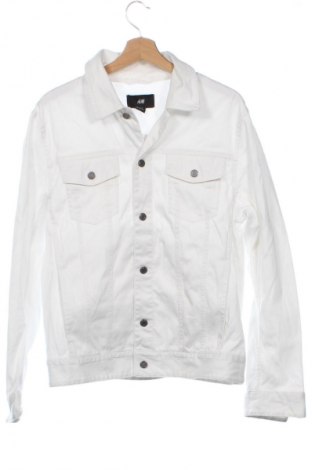 Herrenjacke H&M, Größe M, Farbe Weiß, Preis 24,00 €