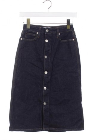 Fustă Calvin Klein Jeans, Mărime XXS, Culoare Albastru, Preț 164,99 Lei