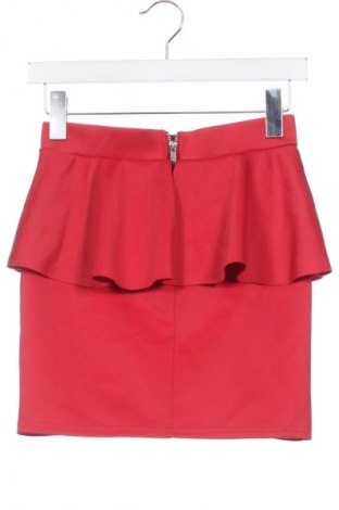 Пола H&M Divided, Размер XS, Цвят Червен, Цена 16,99 лв.