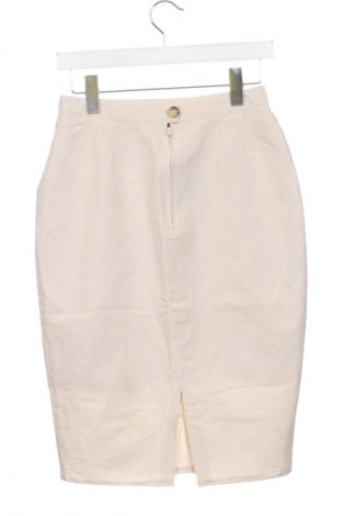 Rock Unbranded, Größe XS, Farbe Ecru, Preis 11,42 €