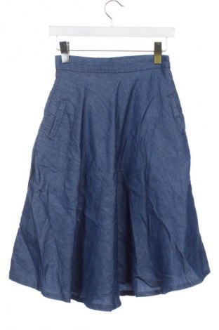 Szoknya Zara, Méret XXS, Szín Kék, Ár 3 639 Ft