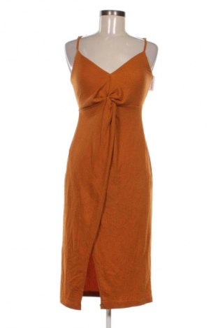 Rochie Bershka, Mărime S, Culoare Portocaliu, Preț 98,99 Lei