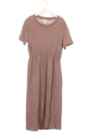 Рокля H&M, Размер XS, Цвят Кафяв, Цена 29,99 лв.