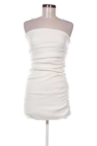 Kleid Zara, Größe M, Farbe Weiß, Preis 18,99 €