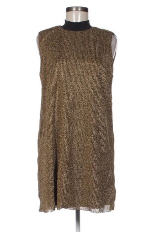 Kleid Zara Trafaluc, Größe L, Farbe Golden, Preis 24,27 €