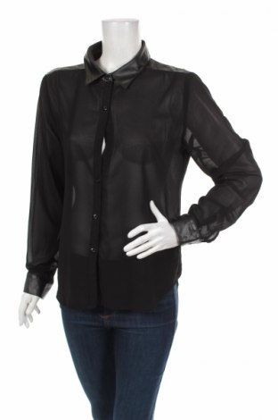 Γυναικείο πουκάμισο, Μέγεθος L, Χρώμα Μαύρο, Τιμή 14,23 €