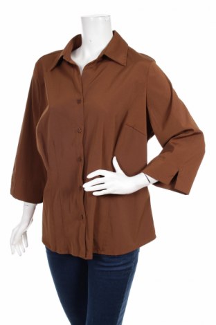 Γυναικείο πουκάμισο, Μέγεθος XL, Χρώμα Καφέ, Τιμή 18,56 €