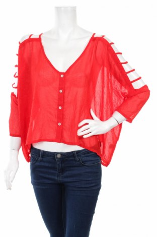 Γυναικείο πουκάμισο Cotton Candy, Μέγεθος M, Χρώμα Κόκκινο, Τιμή 24,23 €