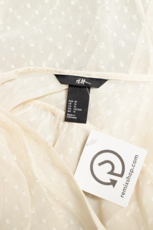 Γυναικείο πουκάμισο H&M, Μέγεθος L, Χρώμα  Μπέζ, Τιμή 10,82 €