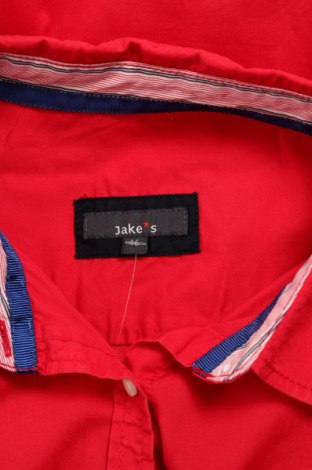 Γυναικείο πουκάμισο Jake*s, Μέγεθος XL, Χρώμα Κόκκινο, Τιμή 13,60 €