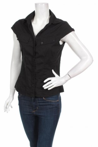 Γυναικείο πουκάμισο X-Mail, Μέγεθος M, Χρώμα Μαύρο, Τιμή 9,90 €