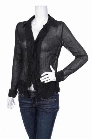 Γυναικείο πουκάμισο Yessica, Μέγεθος M, Χρώμα Μαύρο, Τιμή 12,37 €