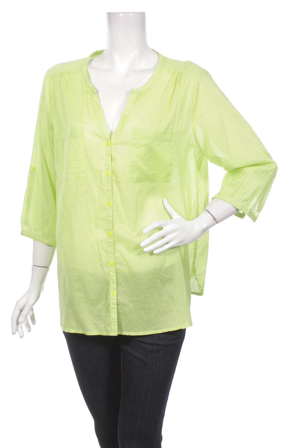 Γυναικείο πουκάμισο, Μέγεθος L, Χρώμα Πράσινο, Τιμή 14,23 €