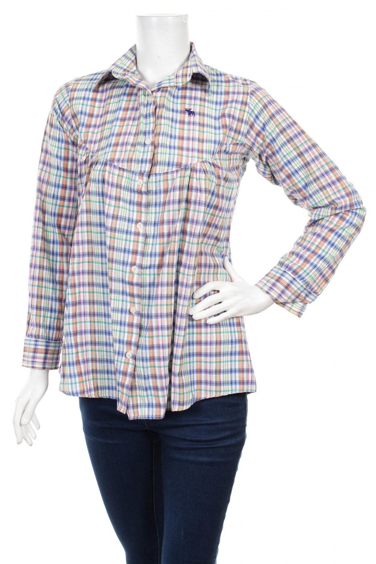 Γυναικείο πουκάμισο Abercrombie & Fitch, Μέγεθος M, Χρώμα Πολύχρωμο, Τιμή 21,65 €