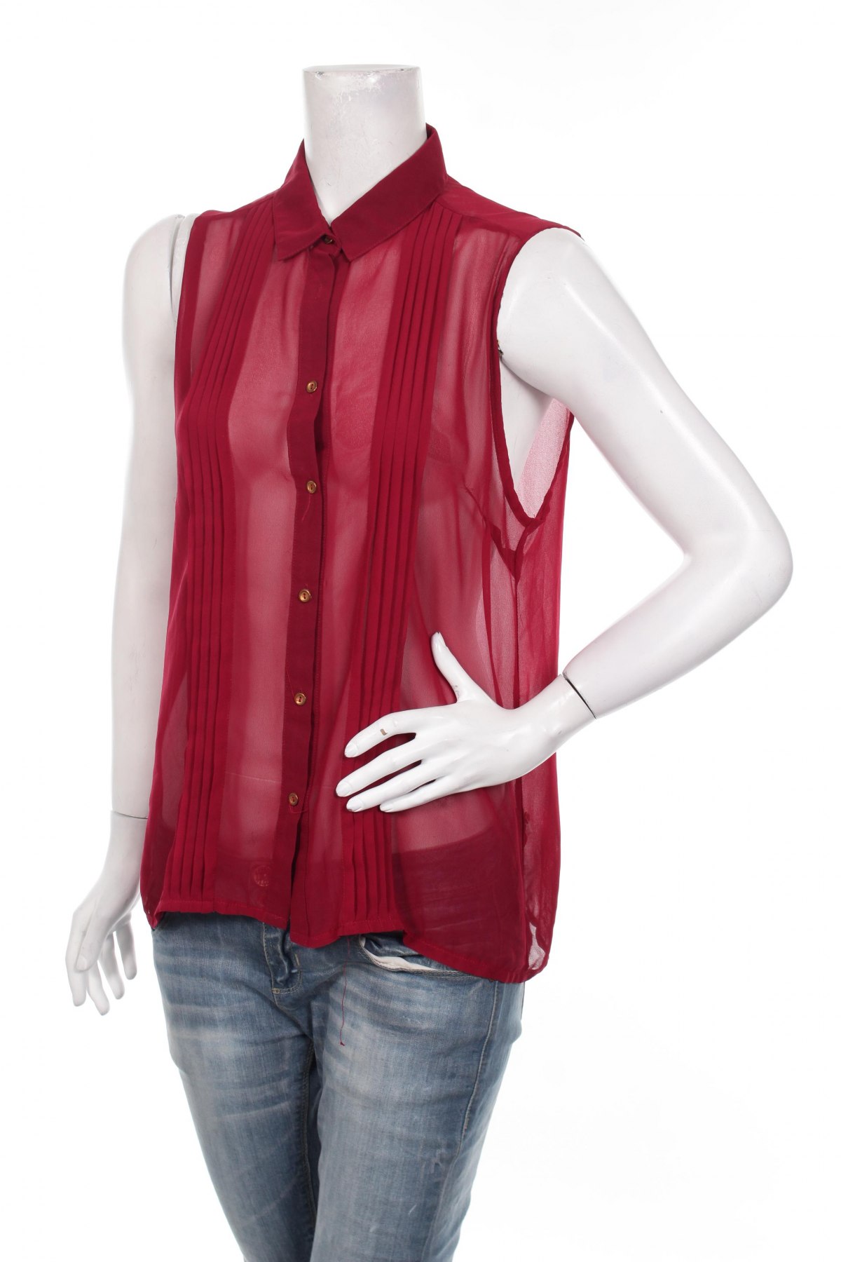 Γυναικείο πουκάμισο, Μέγεθος M, Χρώμα Κόκκινο, Τιμή 11,75 €