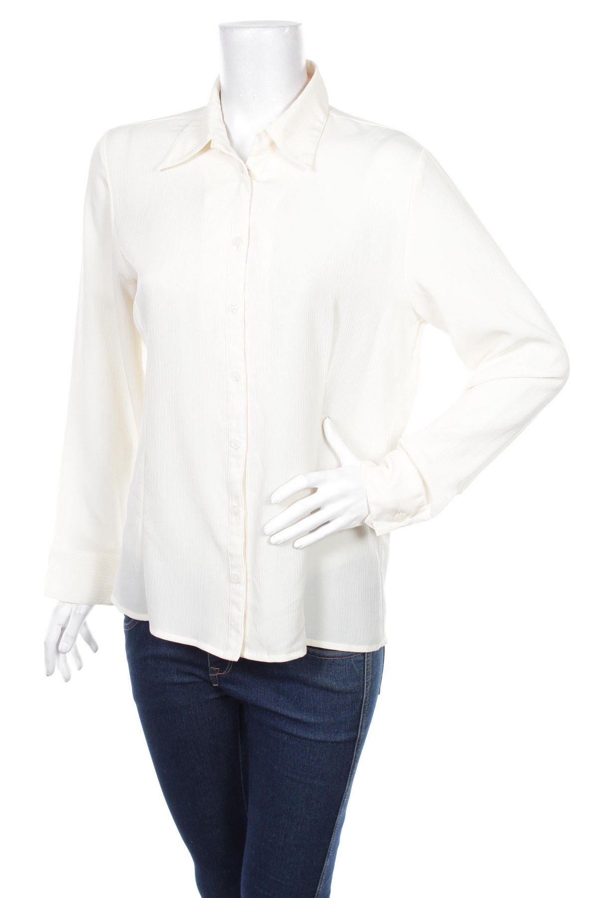 Γυναικείο πουκάμισο Kingfield, Μέγεθος M, Χρώμα Εκρού, Τιμή 16,70 €