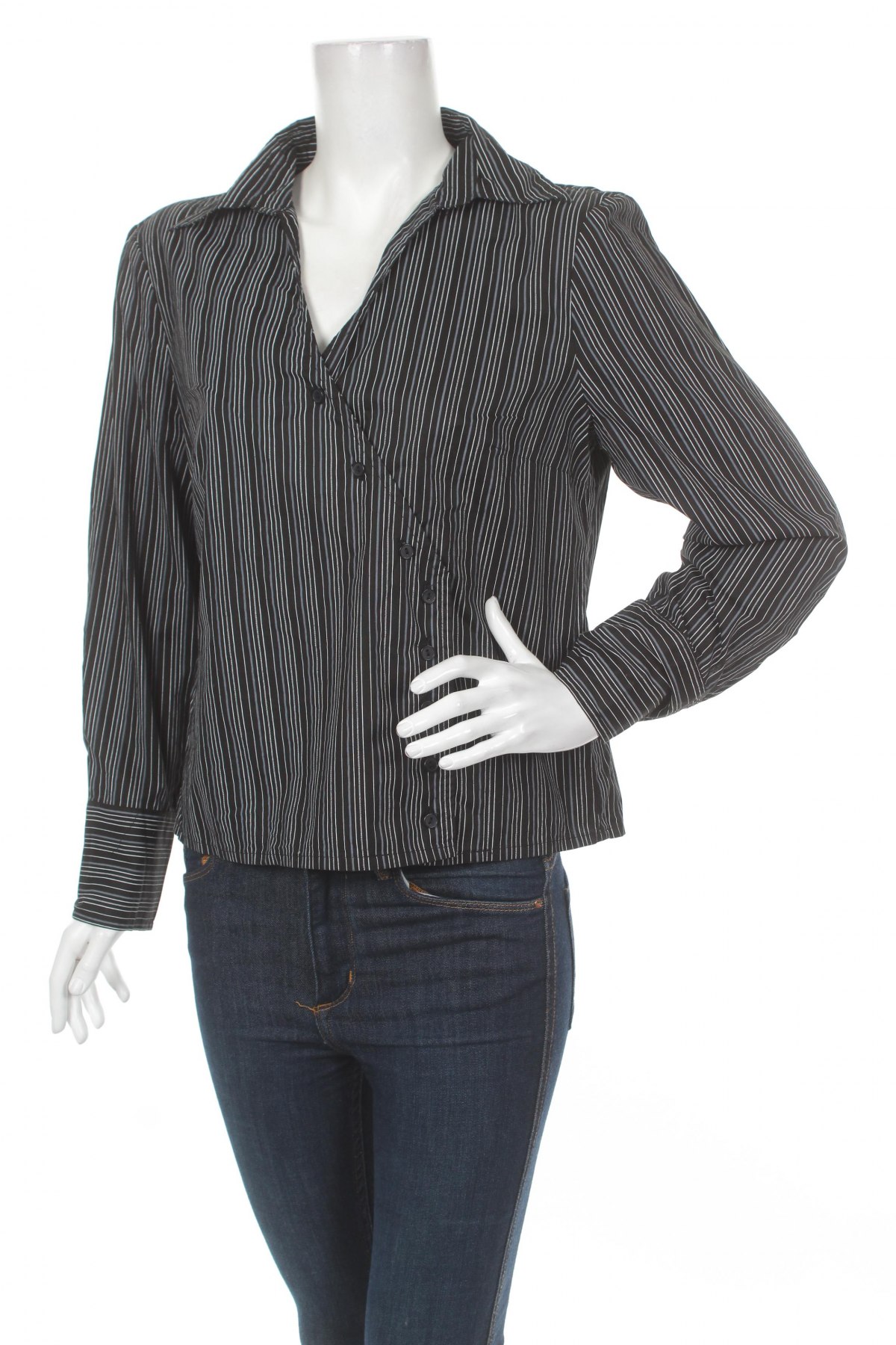 Γυναικείο πουκάμισο Laura Stein, Μέγεθος L, Χρώμα Μαύρο, Τιμή 15,46 €