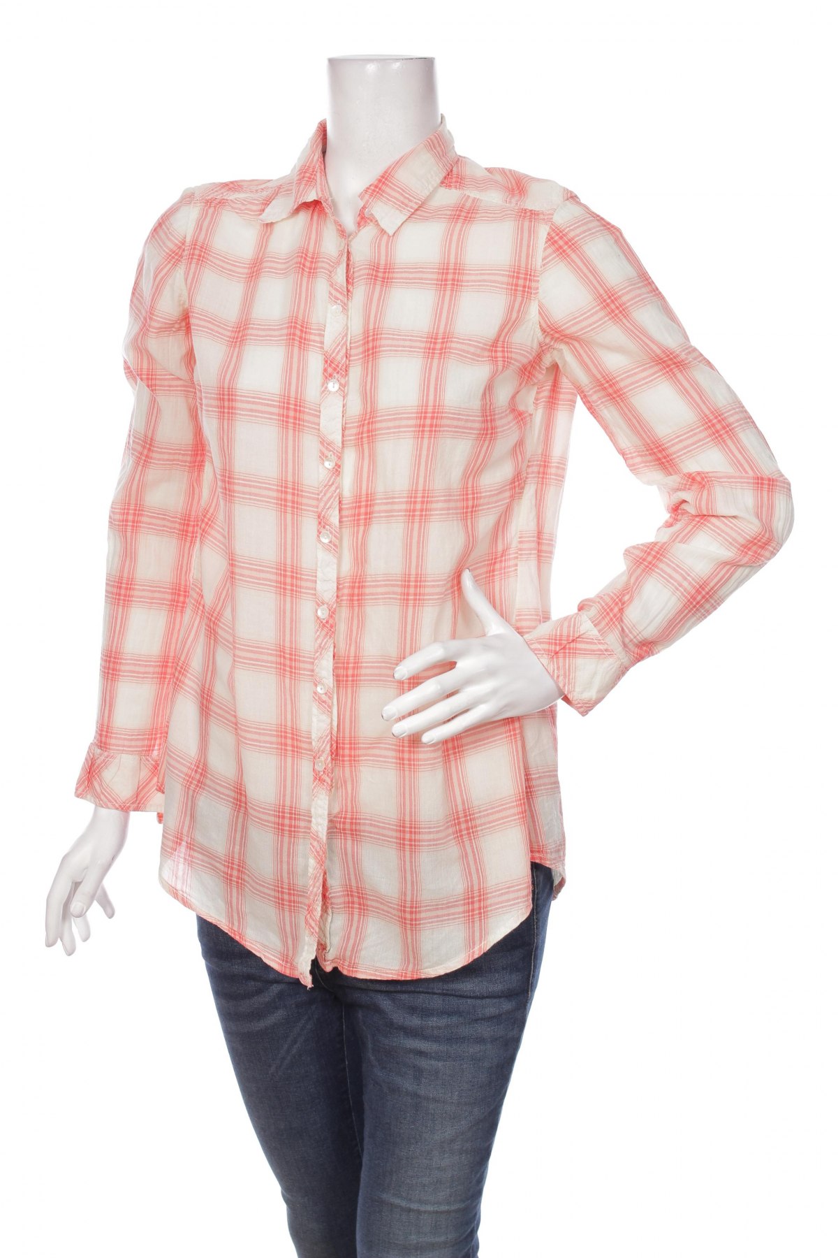 Γυναικείο πουκάμισο Lindex, Μέγεθος L, Χρώμα Κόκκινο, Τιμή 16,08 €