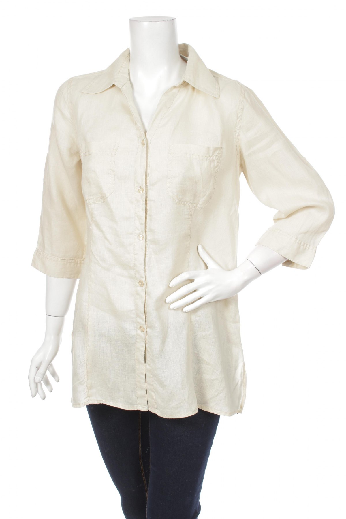 Γυναικείο πουκάμισο Maddison, Μέγεθος M, Χρώμα  Μπέζ, Τιμή 20,10 €