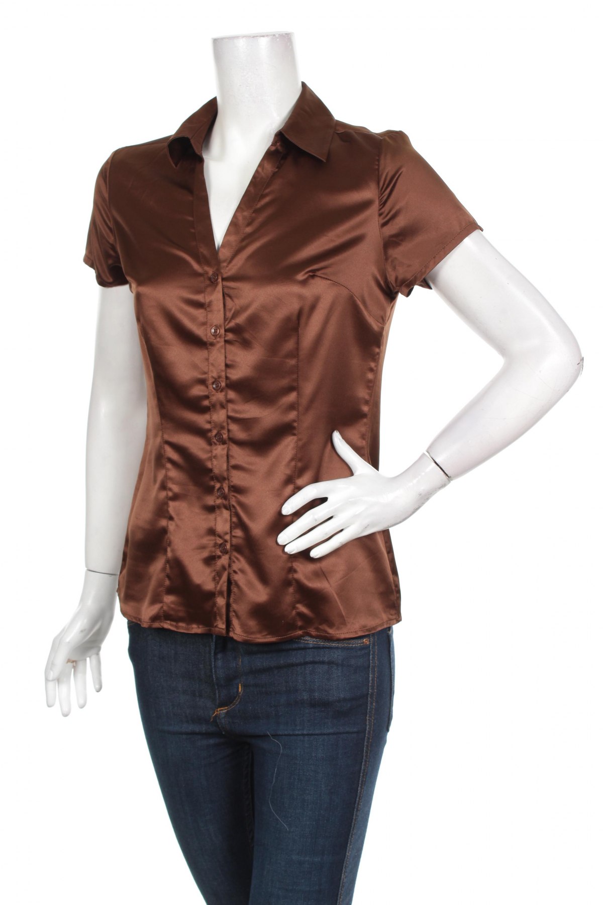 Γυναικείο πουκάμισο Melrose, Μέγεθος S, Χρώμα Καφέ, Τιμή 9,28 €