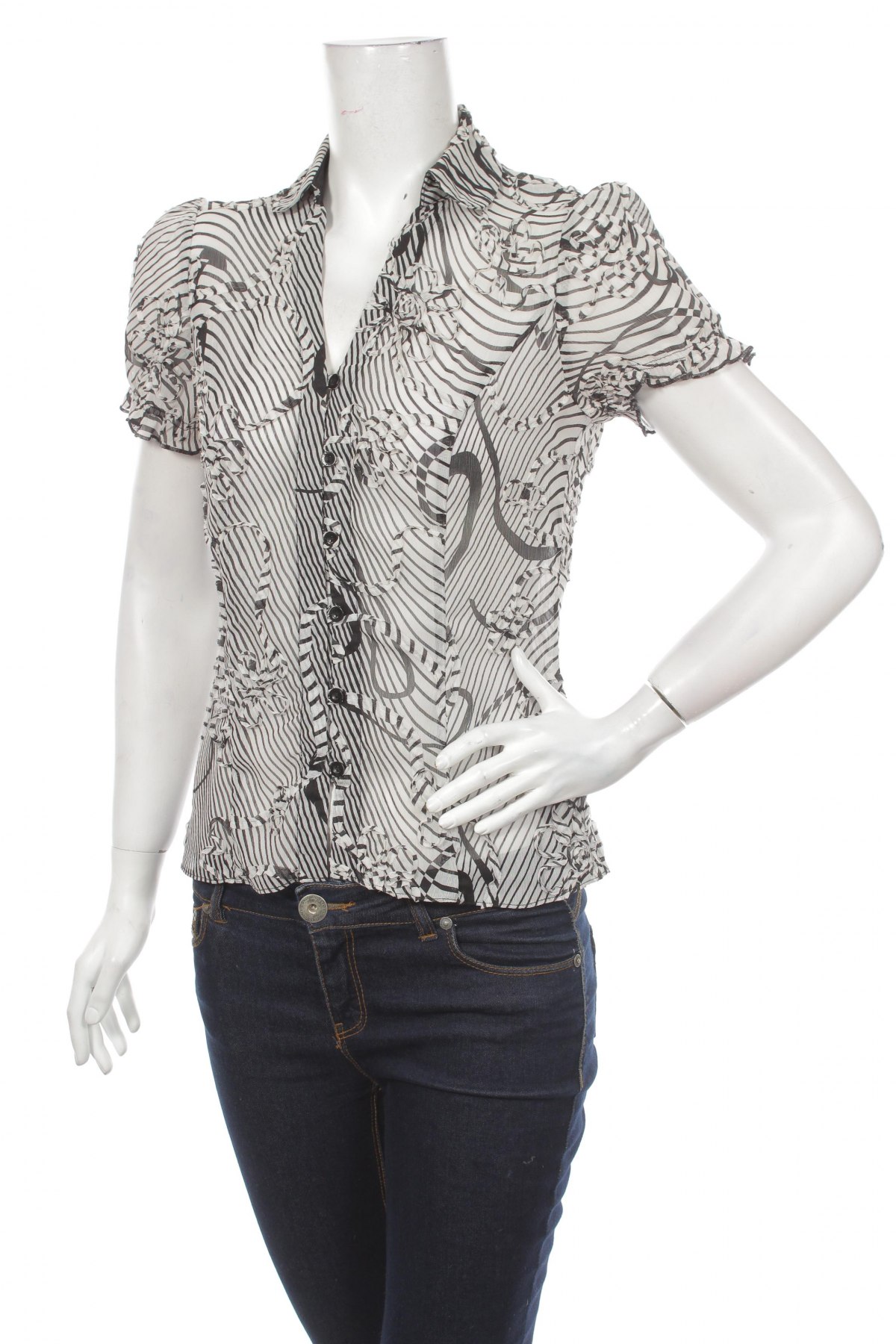 Γυναικείο πουκάμισο Rocha.John Rocha, Μέγεθος M, Χρώμα Λευκό, Τιμή 18,09 €