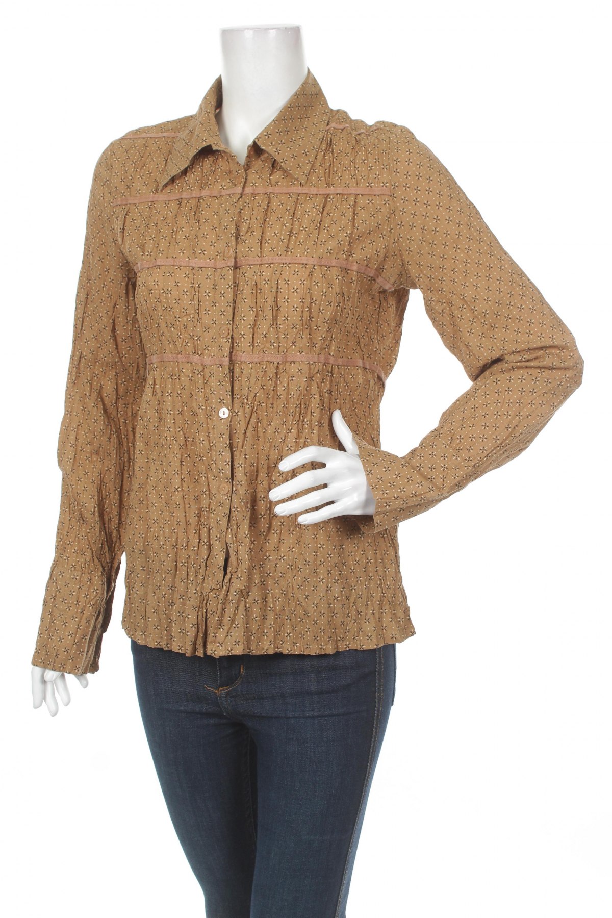 Γυναικείο πουκάμισο S.Oliver, Μέγεθος M, Χρώμα Καφέ, Τιμή 14,23 €