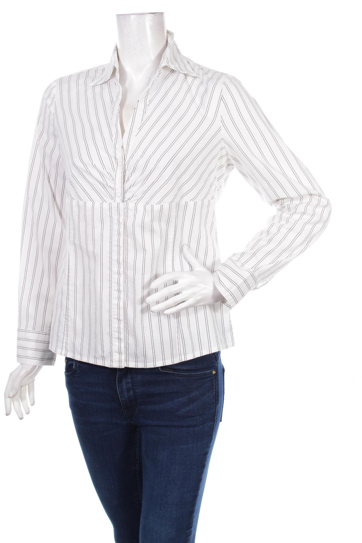 Γυναικείο πουκάμισο S.Oliver, Μέγεθος M, Χρώμα Λευκό, Τιμή 15,46 €