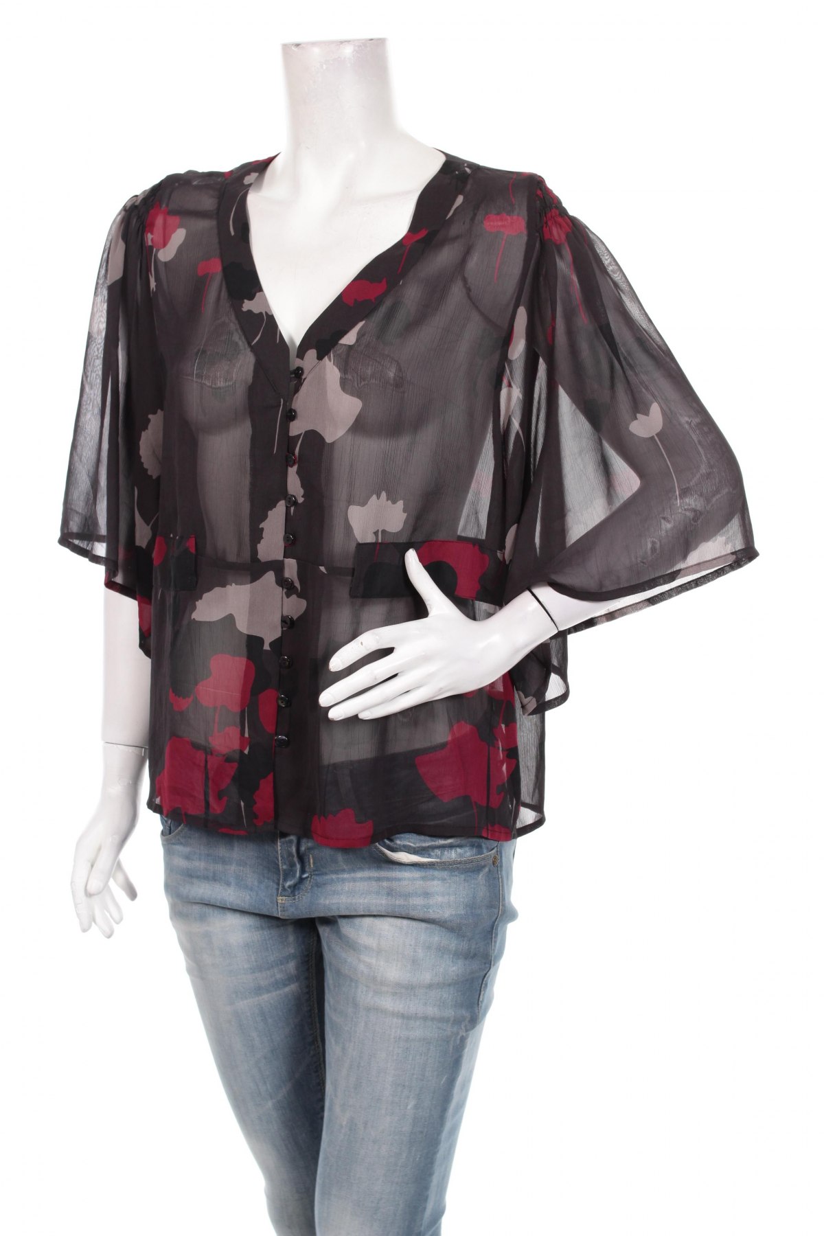 Γυναικείο πουκάμισο Stockh Lm, Μέγεθος M, Χρώμα Μαύρο, Τιμή 24,12 €