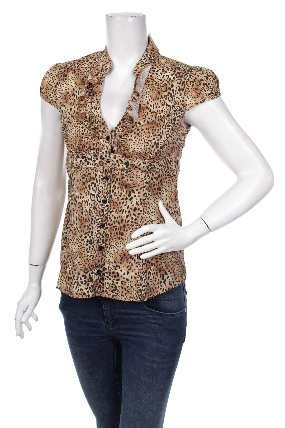 Γυναικείο πουκάμισο Tally Weijl, Μέγεθος M, Χρώμα  Μπέζ, Τιμή 12,37 €