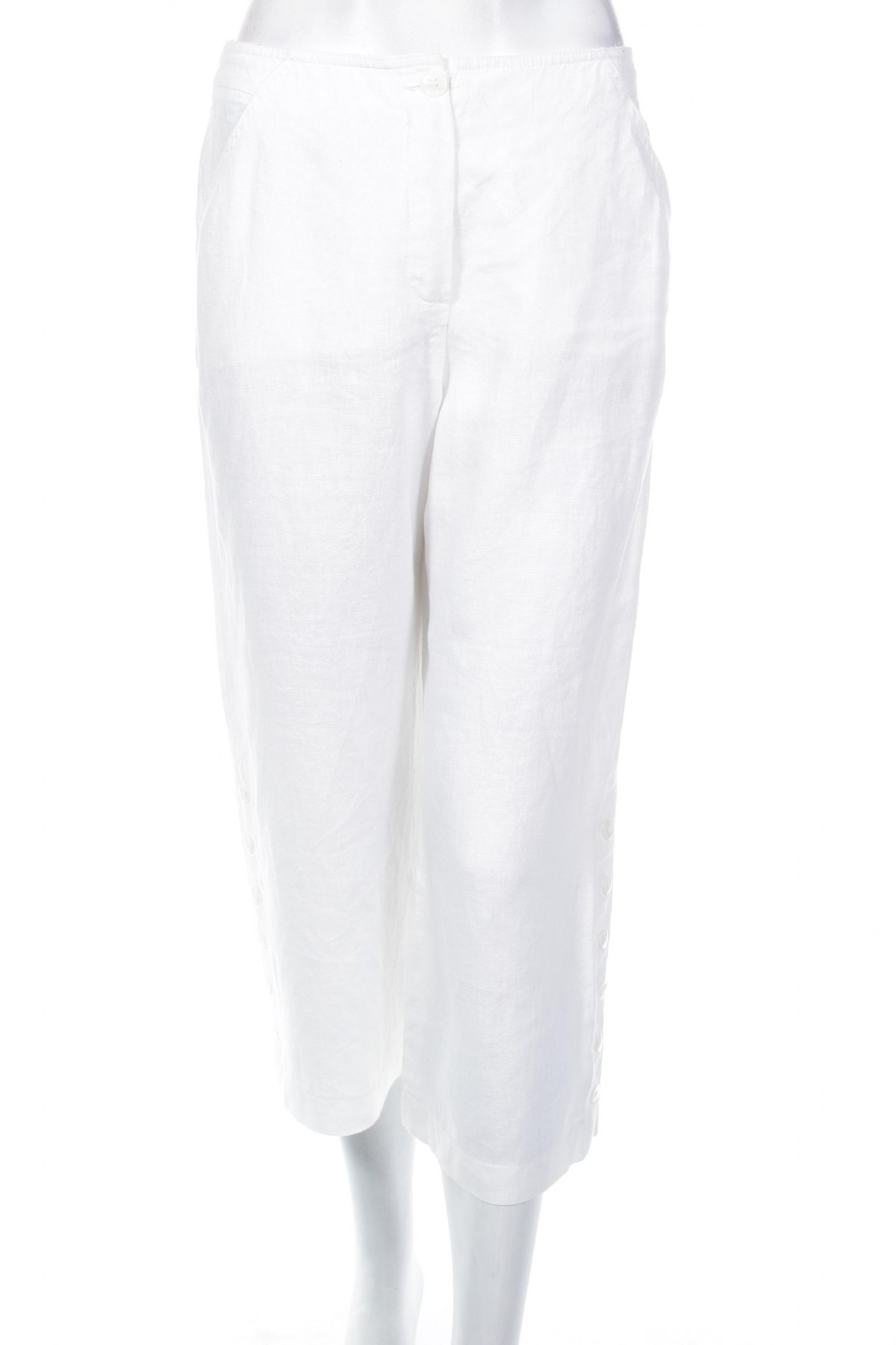 Дамски панталон Alain Manoukian, Размер M, Цвят Бял, Цена 37,00 лв.