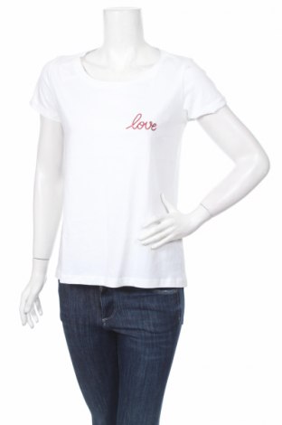Γυναικείο t-shirt Be Yourself, Μέγεθος M, Χρώμα Λευκό, Βαμβάκι, Τιμή 14,88 €