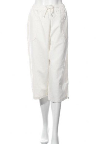 Pantaloni de femei, Mărime XL, Culoare Alb, 55% in, 45% bumbac, Preț 34,21 Lei