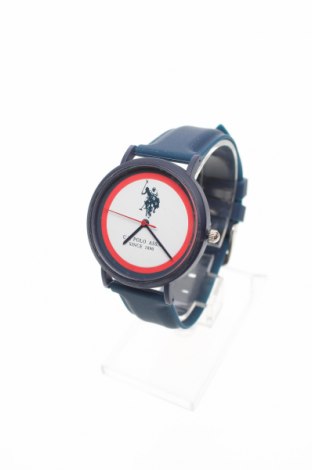 Часовник U.S. Polo Assn., Цвят Син, Силикон, метал, Цена 108,12 лв.