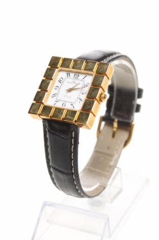 Часовник Yonger & Bresson, Цвят Черен, Еко кожа, метал, Цена 101,15 лв.