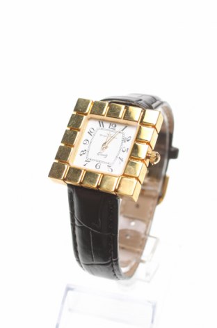Часовник Yonger & Bresson, Цвят Черен, Еко кожа, метал, Цена 57,80 лв.