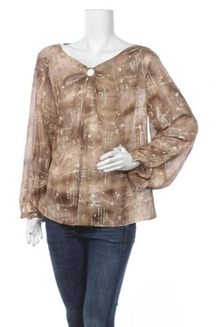 Дамска блуза Bianca, Размер XL, Цвят Кафяв, 100% полиестер, Цена 30,24 лв.
