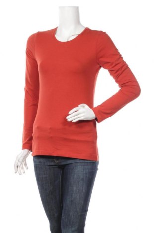 Дамска блуза Nkd, Размер L, Цвят Червен, 95% памук, 5% еластан, Цена 13,65 лв.