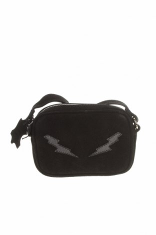 Γυναικεία τσάντα Jonak, Χρώμα Μαύρο, Φυσικό σουέτ, Τιμή 55,46 €