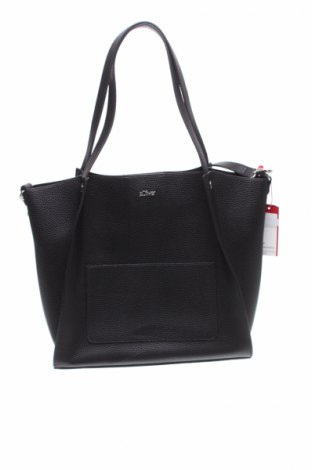 Γυναικεία τσάντα S.Oliver, Χρώμα Μαύρο, Δερματίνη, Τιμή 20,41 €