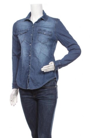 Γυναικείο πουκάμισο Tahari, Μέγεθος S, Χρώμα Μπλέ, 99% βαμβάκι, 1% ελαστάνη, Τιμή 19,74 €