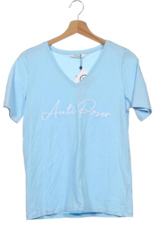 Γυναικείο t-shirt Pieces, Μέγεθος XS, Χρώμα Μπλέ, Βαμβάκι, Τιμή 5,57 €