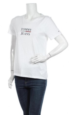 Дамска тениска Tommy Hilfiger, Размер L, Цвят Бял, 60% памук, 40% полиестер, Цена 54,60 лв.