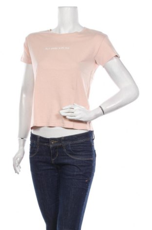 Дамска тениска Yfl Reserved, Размер S, Цвят Розов, Памук, Цена 22,00 лв.