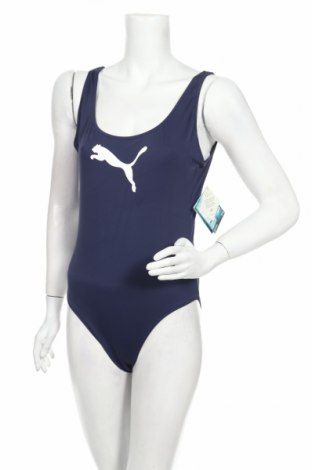 Damen-Badeanzug PUMA, Größe XL, Farbe Blau, 80% Polyamid, 20% Elastan, Preis 22,94 €