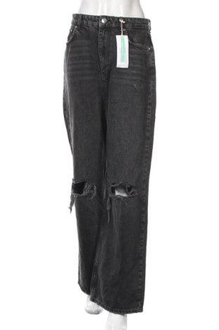 Damskie jeansy Perfect Jeans By Gina Tricot, Rozmiar L, Kolor Szary, Cena 127,78 zł