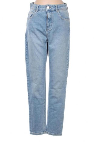 Damskie jeansy Perfect Jeans By Gina Tricot, Rozmiar S, Kolor Niebieski, 99% bawełna, 1% elastyna, Cena 106,35 zł