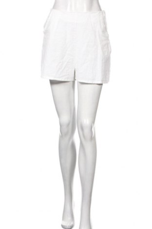 Γυναικείο κοντό παντελόνι ASOS, Μέγεθος S, Χρώμα Λευκό, 92% βαμβάκι, 8% λινό, Τιμή 11,55 €
